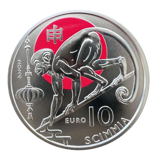 2024 Chinese Lunar Calendar "Monkey" 10€ - San Marino